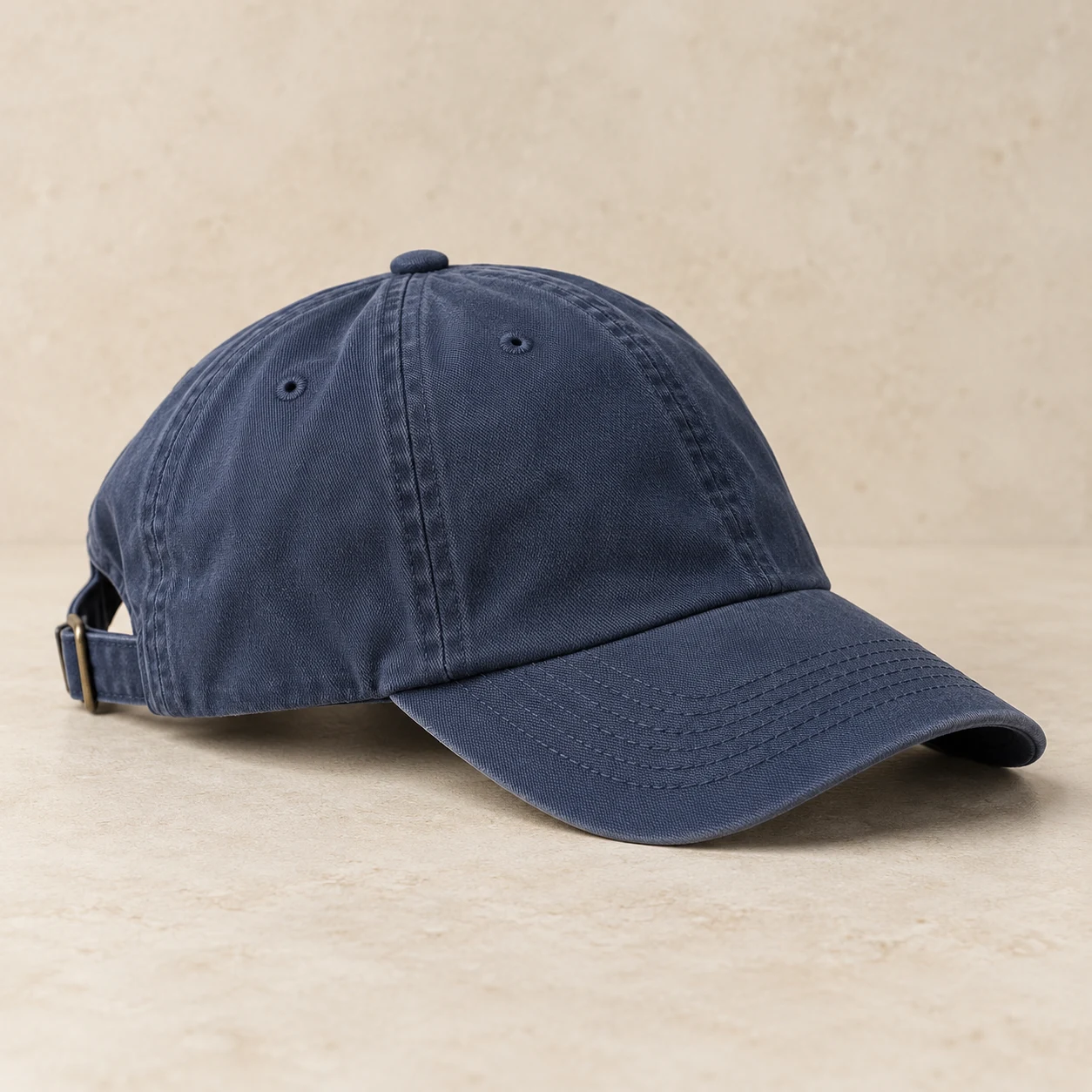 Washed twill cap